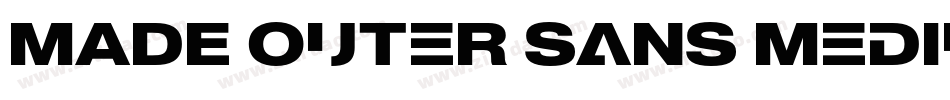 MADE Outer Sans Medium PERSONAL USE字体转换